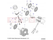 INDIAN 2021 SPRINGFIELD 111 (R01) (N21THAAA) ENGINE | ENGINE, PISTON and CRANKSHAFT - N21THAAA ALL OPTIONS (200968C)