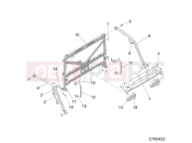 CHASSIS » CHASSIS, CAB FRAME - (C700423) - Polaris PRO XD 2000D (R02) (D21BBPD4B4) 2021