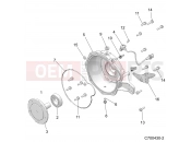 ENGINE » ENGINE, BELL HOUSING - (C700430-2) - Polaris PRO XD 2000D (R02) (D21BBPD4B4) 2021