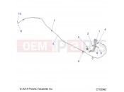 ENGINE » ENGINE, THROTTLE PEDAL ANDCABLE - (C702962) - Polaris PRO XD 2000D (R02) (D21BBPD4B4) 2021