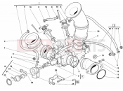DUCATI Supersport 750 SS THROTTLE BODY » INTAKE, CARBURETTOR