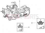 gilera 2006 Runner 50 SP Race Engine, assembly