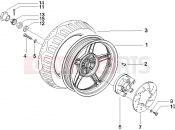 gilera 2006 Runner 50 SP Race Rear wheel