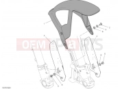 DUCATI 2019 Scrambler Icon FRONT MUDGUARD