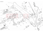 DUCATI 2019 Scrambler Icon FOOTRESTS, RIGHT