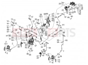 gilera 2016 Fuoco 500 LT Brakes pipes - Calipers