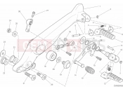 DUCATI Scrambler Sixty2 FOOTRESTS, LEFT