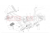 DUCATI Hypermotard 1100 S R.h. footrests