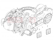 Engine assembly - Piaggio Zip 50 4T 2023
