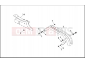 REAR BELT GUARD - Harley-Davidson SPORT GLIDE - FXRT 1991