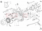 DUCATI 2001 Superbike 748 E GENERATOR COVER - WATER PUMP » COOLING SYSTEM