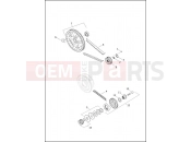 BELT, CHAIN AND SPROCKETS - Harley-Davidson TRIKE FREEWHEELER - FLRT 2023
