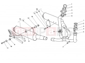 DUCATI 2001 Monster 750 EXHAUST SYSTEM » EXHAUST SYSTEM