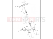 FORK BRACKETS, FRONT - Harley-Davidson TOURING ELECTRA GLIDE STANDARD - FLHT 2021