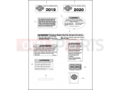 LABELS - Harley-Davidson TOURING ELECTRA GLIDE STANDARD - FLHT 2020