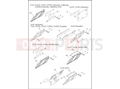 LICENSE PLATE BRACKETS - Harley-Davidson TOURING ELECTRA GLIDE STANDARD - FLHT 2020