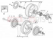 DUCATI 2001 Supersport 900 SS WHEELS » FRONT WHEEL