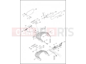 Harley-Davidson 2017 SOFTAIL BREAKOUT  - FXSB LICENSE PLATE BRACKETS - FXSB