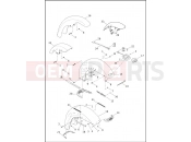 HARLEY-DAVIDSON DELUXE  - FLSTN FENDER, FRONT