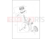 Harley-Davidson 2017 TRIKE FREEWHEELER  - FLRT PISTONS AND FLYWHEEL ASSEMBLY