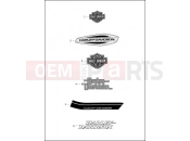 Harley-Davidson 2016 DYNA DYNA SWITCHBACK  - FLD 103 FUEL TANK TRIM