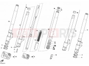 DUCATI 2001 Sportclassic MH900E FRONT FORK » FRONT SUSPENSION