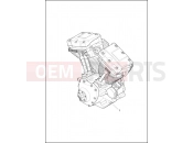 Harley-Davidson 2014 CVO/CUSTOM CVO ROAD KING  - FLHR 103 ENGINE ASSEMBLY - TWIN CAM 110â¢