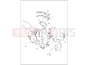 Harley-Davidson 2014 CVO/CUSTOM CVO ROAD KING  - FLHR 103 FRAME & JIFFY STAND