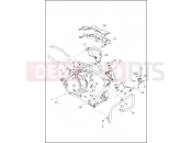 Harley-Davidson 2014 CVO/CUSTOM CVO LIMITED  - FLHTKSE FRAME & JIFFY STAND