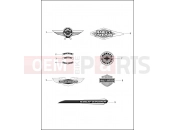 Harley-Davidson 2014 SOFTAIL FAT BOY LO  - FLSTFB FUEL TANK TRIM