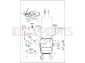 Harley-Davidson 2014 SOFTAIL FAT BOY LO  - FLSTFB WIRING HARNESS, MAIN, NON-ABS - FLS (3 OF 5)