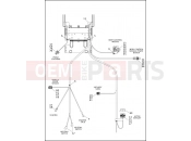 Harley-Davidson 2014 SOFTAIL FAT BOY LO  - FLSTFB WIRING HARNESS, MAIN, NON-ABS - FLS (4 OF 5)