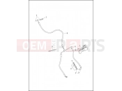 Harley-Davidson 2014 TOURING ROAD KING  - FLHR BRAKE LINE, FRONT - NON-ABS