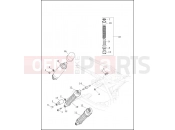 HARLEY-DAVIDSON DYNA FAT BOB  - FXDF SHOCK ABSORBERS, REAR