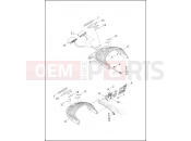 Harley-Davidson 2013 SOFTAIL HERITAGE SOFTAIL CLASSIC  - FLSTC LICENSE PLATE BRACKETS - FXSB
