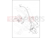 HARLEY-DAVIDSON BLACKLINE  - FXS 103 BRAKE LINES, FRONT, ABS