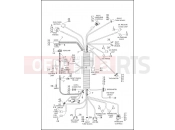 Harley-Davidson 2013 TOURING ROAD GLIDE CUSTOM  - FLTRX WIRING HARNESS, INTERCONNECT - FLHTC, FLHTCU, FLHTK & FLHX (1 OF 2)