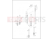 FORK, FRONT - Harley-Davidson VRSCDX NIGHT ROD SPECIAL - VRSCDX 2013