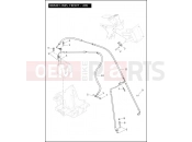 BRAKE LINES, FRONT - ABS - Harley-Davidson CVO ROAD GLIDE - FLTRXSE 2012