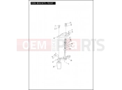 FORK BRACKETS, FRONT - Harley-Davidson CVO ROAD GLIDE - FLTRXSE 2012