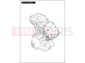 Harley-Davidson 2012 DYNA DYNA STREET BOB  - FXDB ENGINE ASSEMBLY - TWIN CAM 96â¢