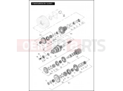 Harley-Davidson 2012 SOFTAIL BLACKLINE  - FXS TRANSMISSION GEARS