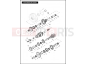 Harley-Davidson 2011 DYNA DYNA FAT BOB  - FXDF TRANSMISSION GEARS