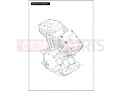 HARLEY-DAVIDSON FAT BOY LO  - FLSTFB ENGINE ASSEMBLY - TWIN CAM 96â¢