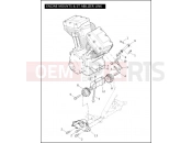 Harley-Davidson 2011 TOURING ULTRA CLASSIC  - FLHTCU 103 ENGINE MOUNTS & STABILIZER LINK