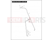 Harley-Davidson 2011 TOURING ROAD GLIDE CUSTOM  - FLTRX 103 BRAKE LINE, FRONT - NON-ABS
