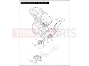 Harley-Davidson 2011 TRIKE TRI GLIDE ULTRA CLASSIC  - FLHTCUTG ENGINE MOUNTS & STABILIZER LINK
