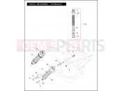 Harley-Davidson 2010 DYNA DYNA SUPER GLIDE CUSTOM  - FXDC SHOCK ABSORBERS - HYDRAULIC