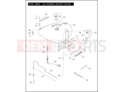 Harley-Davidson 2010 SOFTAIL ROCKER C  - FXCWC FUEL TANK - ALL MODELS EXCEPT FXCWC