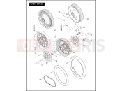 Harley-Davidson 2010 TOURING ELECTRA GLIDE CLASSIC  - FLHTC FRONT WHEEL